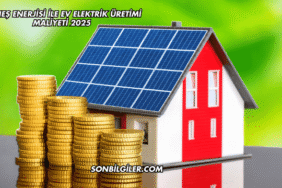 Güneş Enerjisi İle Ev Elektrik Üretimi Maliyeti 2025